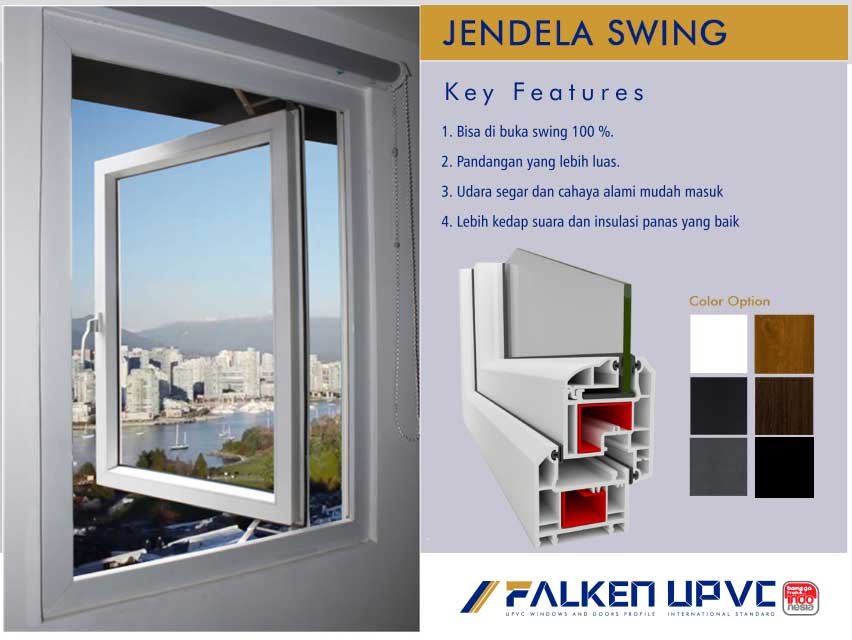 Swing Window Falken UPVC System Features